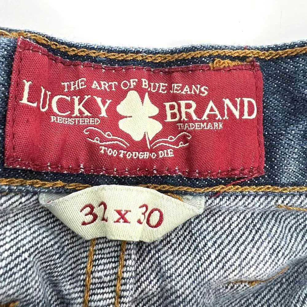 Lucky Brand Mens 181 Relaxed Straight Denim 100% Cotton Jeans Size 32 x 30